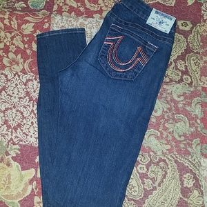 TRUE RELIGION SKINNY JEANS SZ 29X33